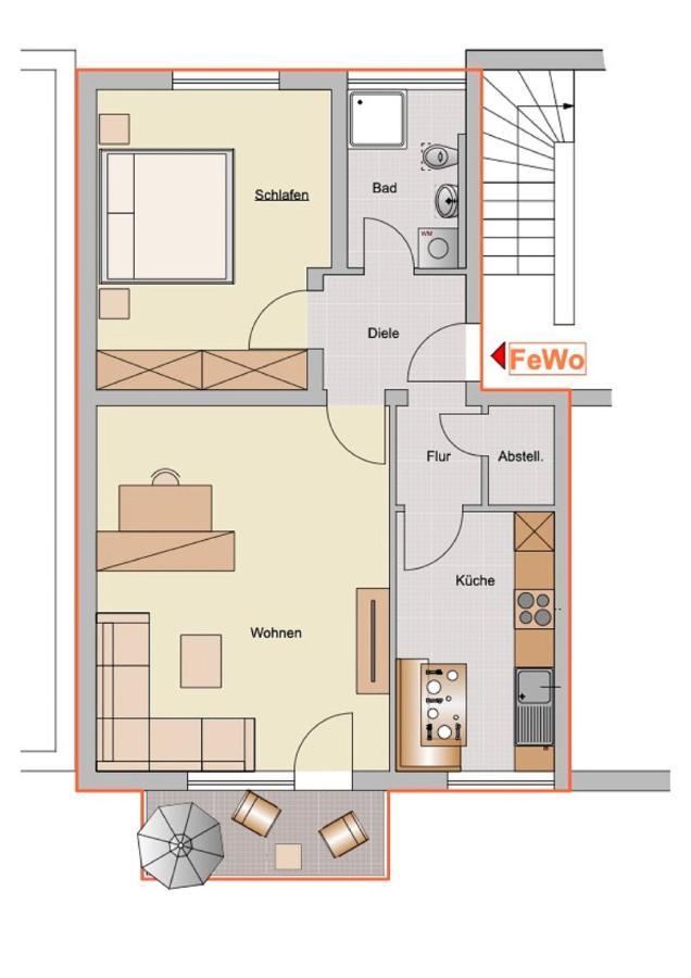 Ferienwohnung Am Alten Weinberg Bad Berleburg Dış mekan fotoğraf